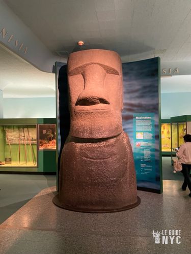Statie Moai - Musée d'Histoire Naturelle de New York