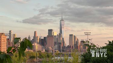 Vue sur la Skyline depuis Little Island