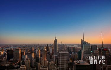 Vue depuis Top of the Rock.