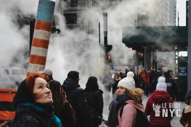 Atmosphère particulière dans les rues de New York