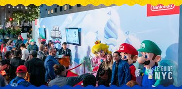 Avant-première de Super Mario Bros. Wonder au Nintendo Store de New York