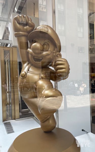 Vitrine extérieure Nintendo Store de New York