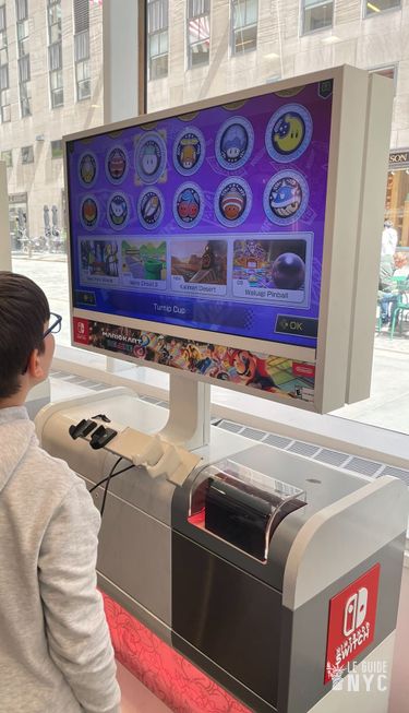 Petite partie de Mario Kart internationnale