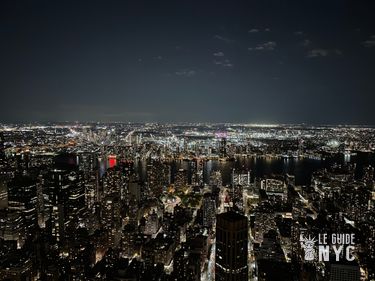 Pepsi Cola Sign, depuis l'Empire State Building. 
