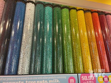 Difficile de choisir parmi les 16 couleurs de bonbons disponibles