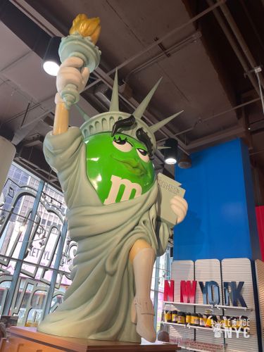 La statue de la Liberté, version M&M's. Times Square, New York