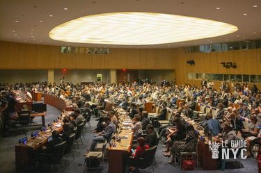 Réunion diplomatique au siège des Nations Unies à New York