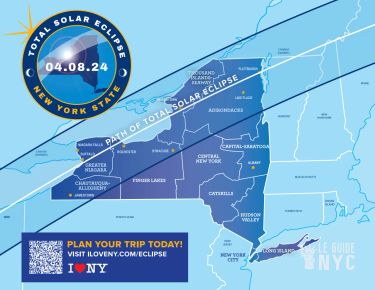 8 avril 2024 : Éclipse solaire sur l'état de New York