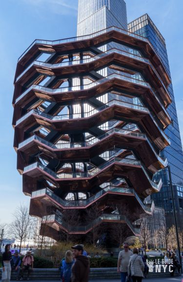 Réouverture du Vessel, dans le quartier d'Hudson Yards à New York