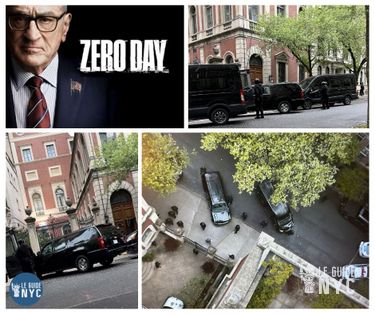 Tournage de la série Zero Day dans les rues de New York