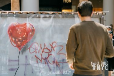 Banksy exposé gratuitement à New York, à Brookfield Place