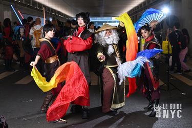 Des cosplayers Avatar, le dernier maître de l'air. Crédit photo NYCC