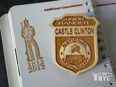 Castle Clinton cancellation stamp pour la commémoration du bicentenaire du fort. 