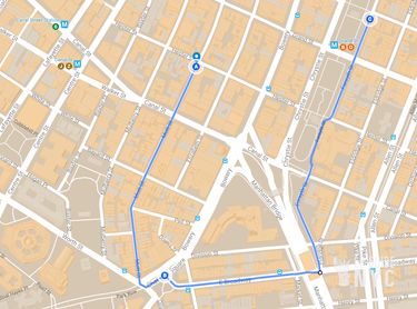 Le parcours de la parade du Nouvel An Chinois