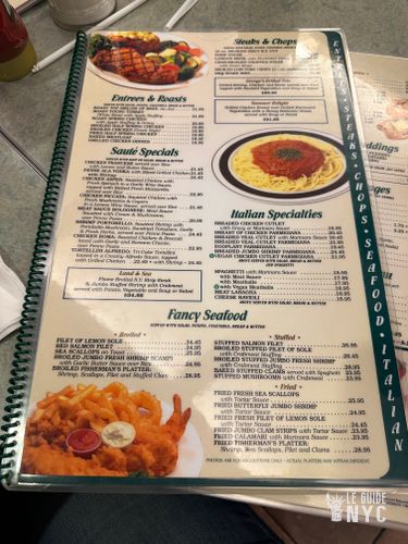 Des pages et des pages de menus