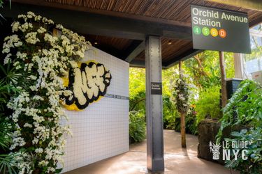 Orchid Avenue Station - Crédit : nybg.org