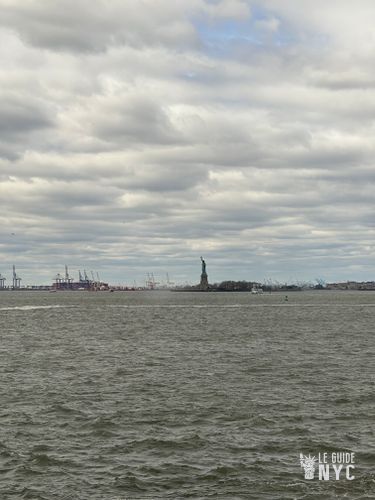 La statue de la Liberté depuis le Staten Island ferry.