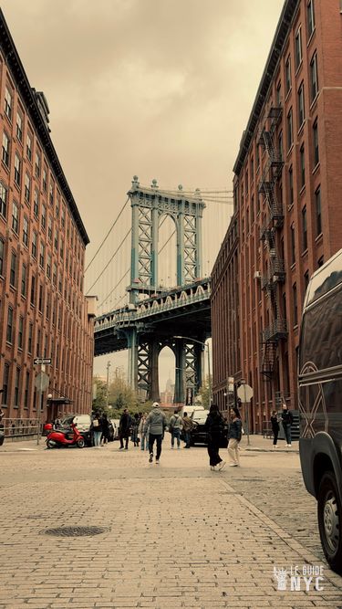 Manhattan Bridge depuis Dumbo, el famoso