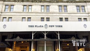 La devanture du Plaza Hotel de New York
